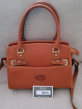 Original Dooney & Bourke Like New with Tags Buckle Satchel R212 in British Tan